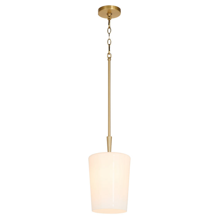 Myhouse Lighting Quorum - 3204-280 - One Light Pendant - Goodwin - Aged Brass