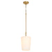 Myhouse Lighting Quorum - 3204-280 - One Light Pendant - Goodwin - Aged Brass