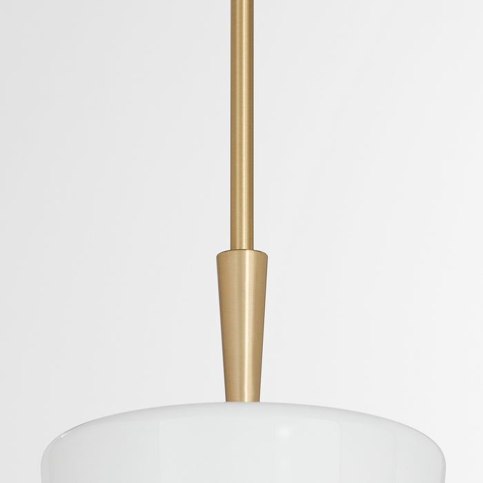 Myhouse Lighting Quorum - 3204-280 - One Light Pendant - Goodwin - Aged Brass