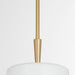Myhouse Lighting Quorum - 3204-280 - One Light Pendant - Goodwin - Aged Brass