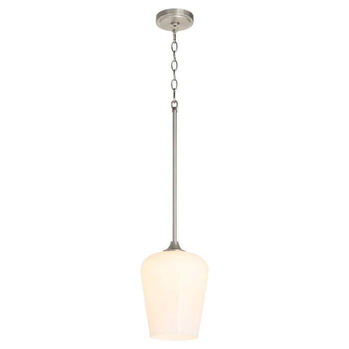 Myhouse Lighting Quorum - 3313-265 - One Light Pendant - Raymond - Satin Nickel