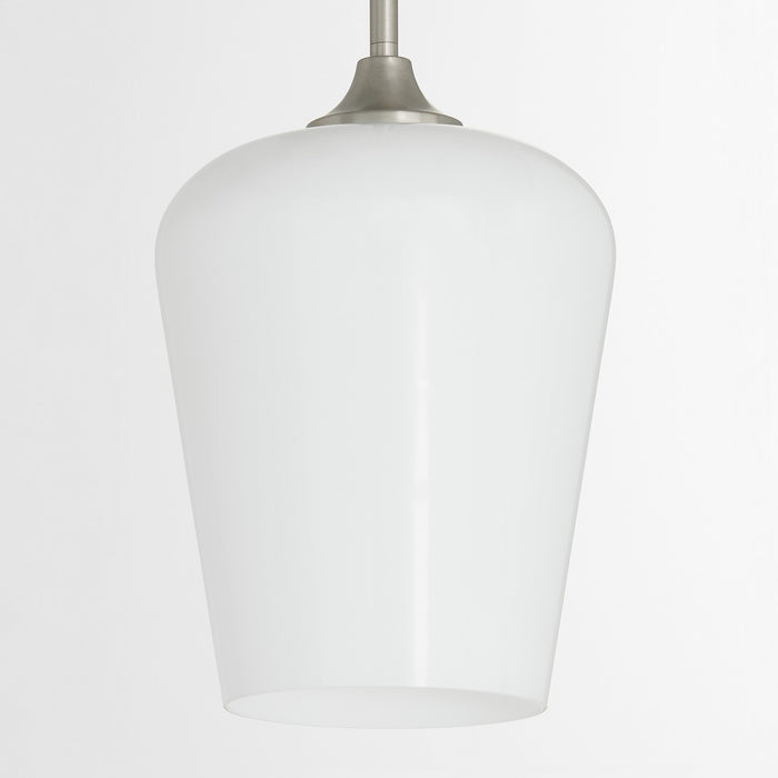 Myhouse Lighting Quorum - 3313-265 - One Light Pendant - Raymond - Satin Nickel