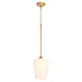 Myhouse Lighting Quorum - 3313-280 - One Light Pendant - Raymond - Aged Brass