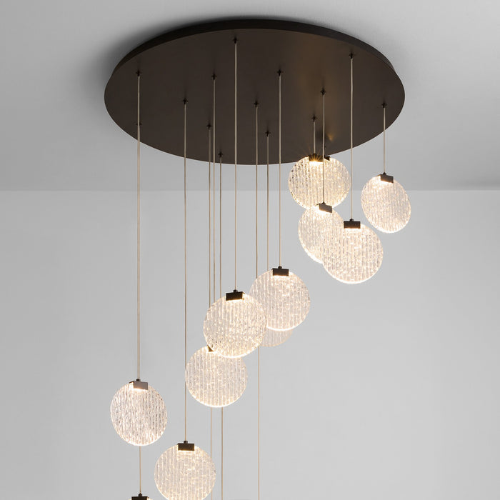 Myhouse Lighting Quorum - 3-6052-15 - LED Pendant - Axiom - Black