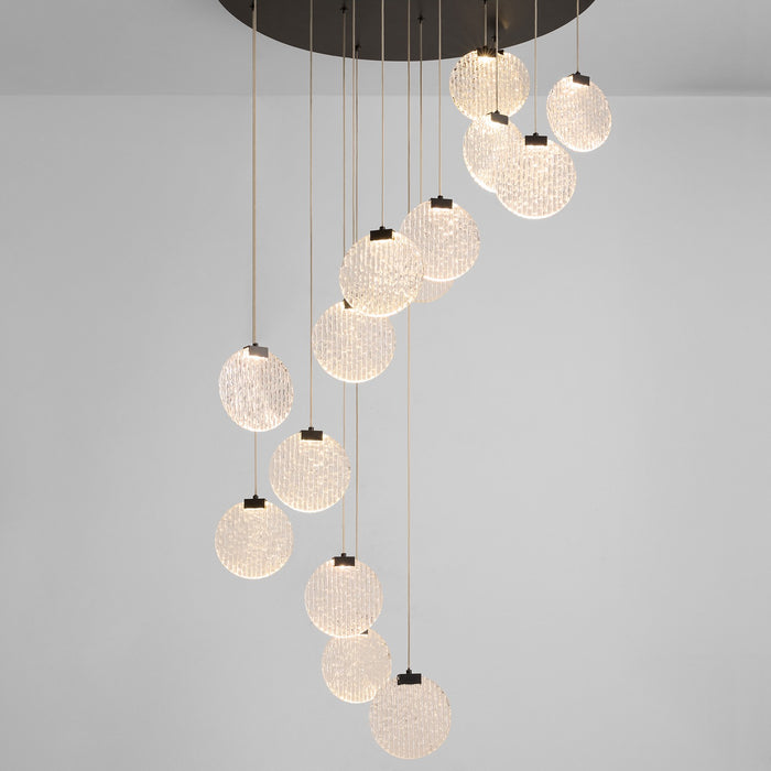 Myhouse Lighting Quorum - 3-6052-15 - LED Pendant - Axiom - Black