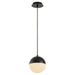 Myhouse Lighting Quorum - 3-6710-15 - LED Pendant - Luna - Black