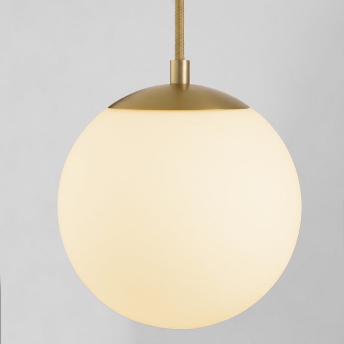 Myhouse Lighting Quorum - 3-6710-40 - LED Pendant - Luna - Aged Brass