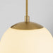 Myhouse Lighting Quorum - 3-6710-40 - LED Pendant - Luna - Aged Brass