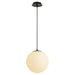 Myhouse Lighting Quorum - 3-6730-15 - LED Pendant - Luna - Black