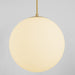 Myhouse Lighting Quorum - 3-6730-40 - LED Pendant - Luna - Aged Brass
