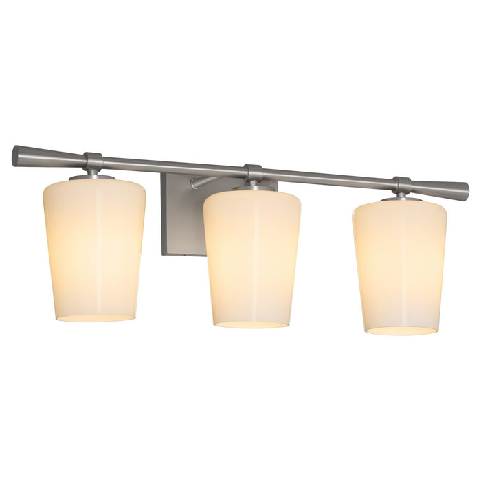 Myhouse Lighting Quorum - 5204-3-265 - Three Light Vanity - Goodwin - Satin Nickel