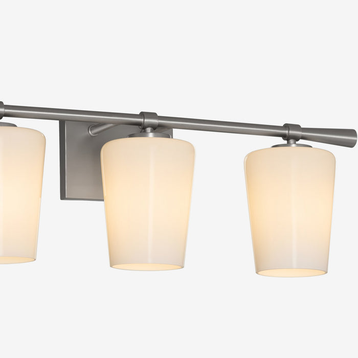 Myhouse Lighting Quorum - 5204-3-265 - Three Light Vanity - Goodwin - Satin Nickel