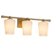 Myhouse Lighting Quorum - 5204-3-280 - Three Light Vanity - Goodwin - Aged Brass