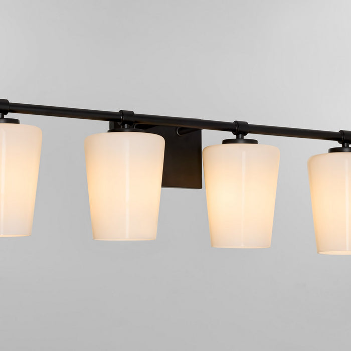 Myhouse Lighting Quorum - 5204-4-259 - Four Light Vanity - Goodwin - Matte Black