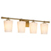 Myhouse Lighting Quorum - 5204-4-280 - Four Light Vanity - Goodwin - Aged Brass