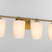 Myhouse Lighting Quorum - 5204-4-280 - Four Light Vanity - Goodwin - Aged Brass
