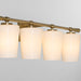 Myhouse Lighting Quorum - 5204-4-280 - Four Light Vanity - Goodwin - Aged Brass