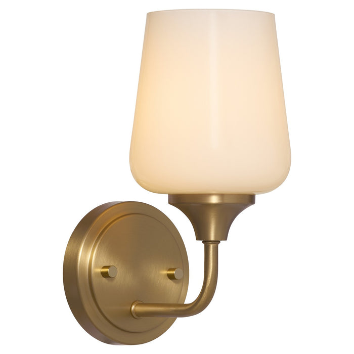 Myhouse Lighting Quorum - 5313-1-280 - One Light Wall Mount - Raymond - Aged Brass