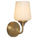 Myhouse Lighting Quorum - 5313-1-280 - One Light Wall Mount - Raymond - Aged Brass