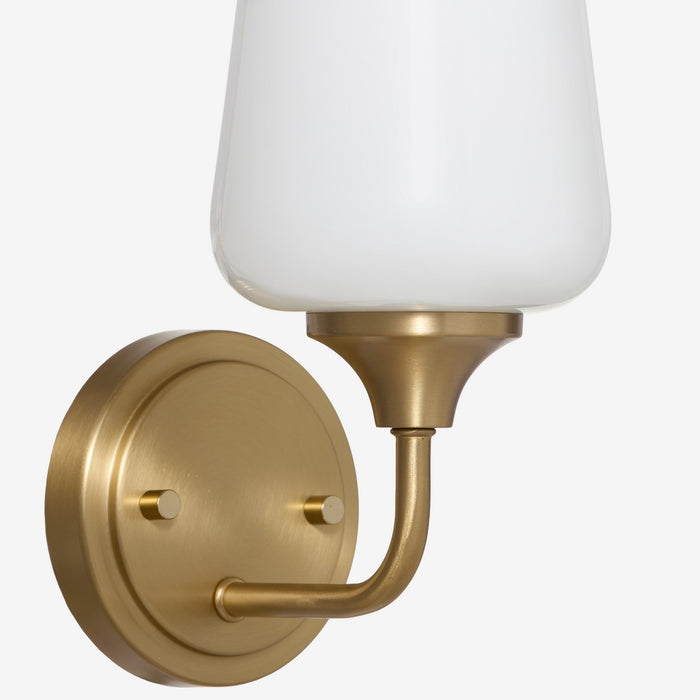 Myhouse Lighting Quorum - 5313-1-280 - One Light Wall Mount - Raymond - Aged Brass