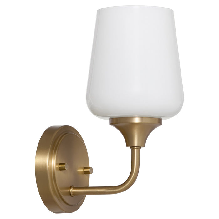 Myhouse Lighting Quorum - 5313-1-280 - One Light Wall Mount - Raymond - Aged Brass