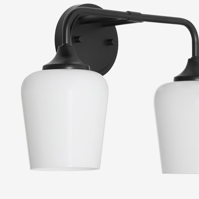 Myhouse Lighting Quorum - 5313-2-259 - Two Light Wall Mount - Raymond - Matte Black