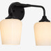 Myhouse Lighting Quorum - 5313-2-259 - Two Light Wall Mount - Raymond - Matte Black