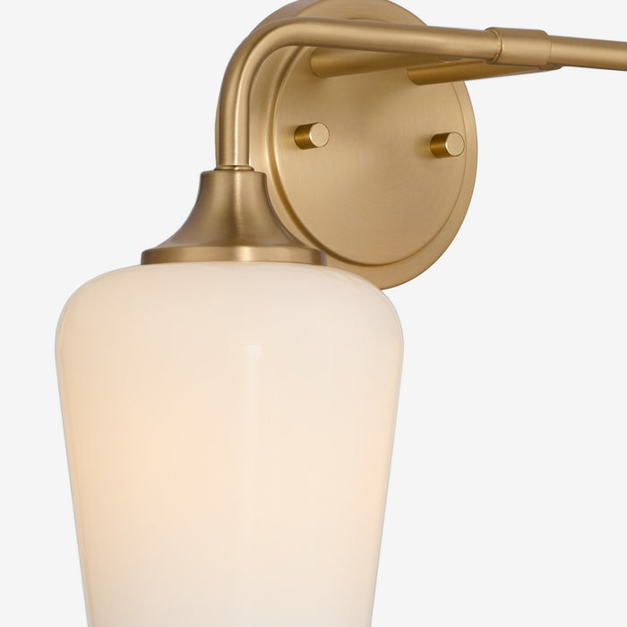 Myhouse Lighting Quorum - 5313-2-280 - Two Light Wall Mount - Raymond - Aged Brass