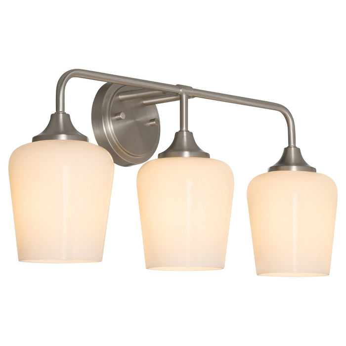 Myhouse Lighting Quorum - 5313-3-265 - Three Light Wall Mount - Raymond - Satin Nickel