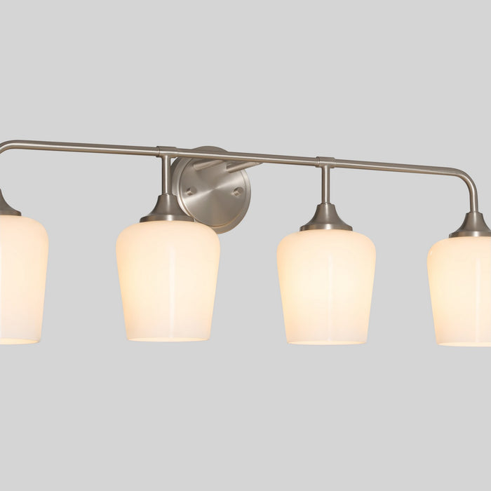 Myhouse Lighting Quorum - 5313-4-265 - Four Light Wall Mount - Raymond - Satin Nickel