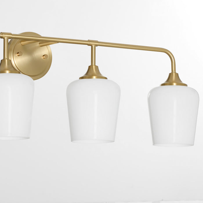 Myhouse Lighting Quorum - 5313-4-280 - Four Light Wall Mount - Raymond - Aged Brass