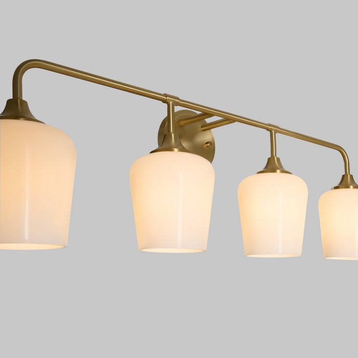 Myhouse Lighting Quorum - 5313-4-280 - Four Light Wall Mount - Raymond - Aged Brass