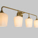 Myhouse Lighting Quorum - 5313-4-280 - Four Light Wall Mount - Raymond - Aged Brass