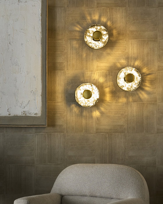 Myhouse Lighting Quorum - 53-8-5947 - One Light Wall Sconce - Del Rey - Brushed Brass|Matte Black
