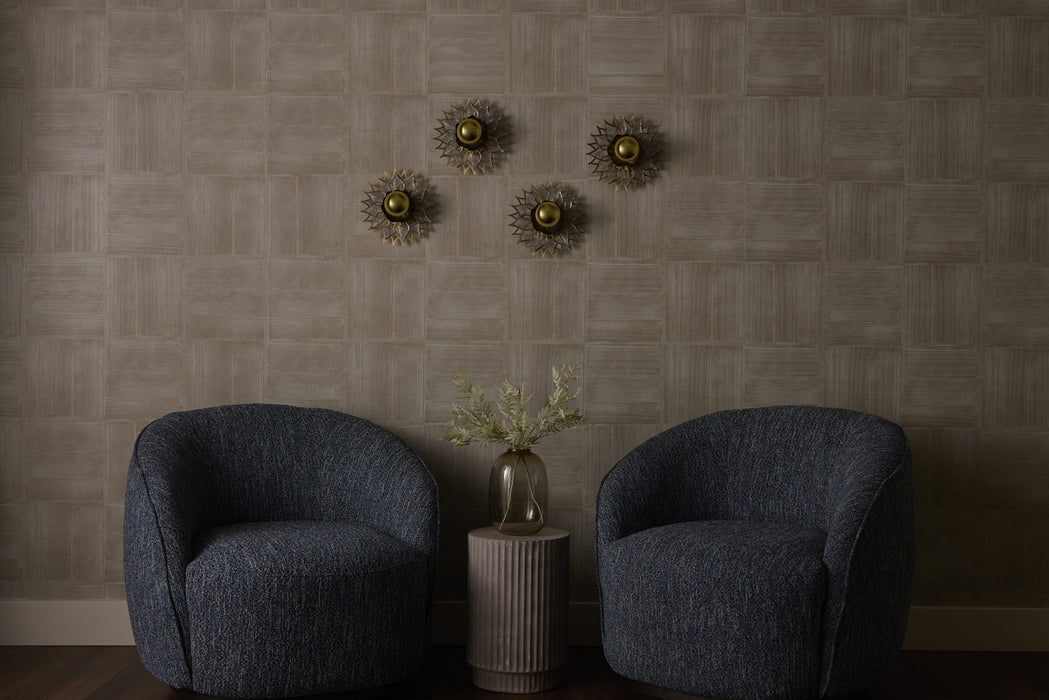 Myhouse Lighting Quorum - 54-10-47 - One Light Wall Sconce - Ondine - Brushed Brass
