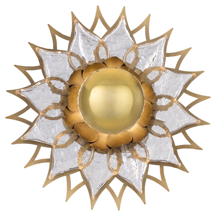 Myhouse Lighting Quorum - 54-10-47 - One Light Wall Sconce - Ondine - Brushed Brass
