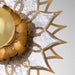 Myhouse Lighting Quorum - 54-10-47 - One Light Wall Sconce - Ondine - Brushed Brass