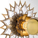 Myhouse Lighting Quorum - 54-10-47 - One Light Wall Sconce - Ondine - Brushed Brass