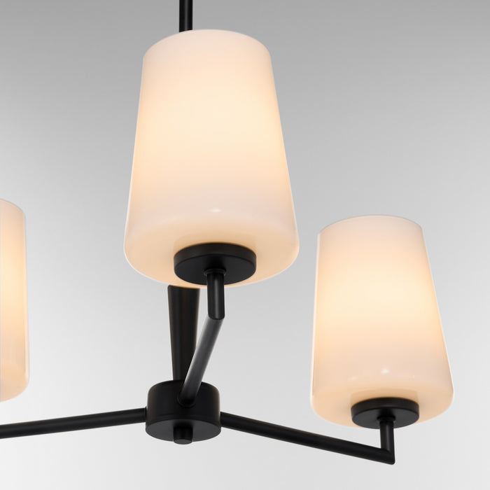 Myhouse Lighting Quorum - 6204-3-259 - Three Light Chandelier - Goodwin - Matte Black