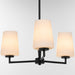 Myhouse Lighting Quorum - 6204-3-259 - Three Light Chandelier - Goodwin - Matte Black