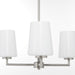 Myhouse Lighting Quorum - 6204-3-265 - Three Light Chandelier - Goodwin - Satin Nickel