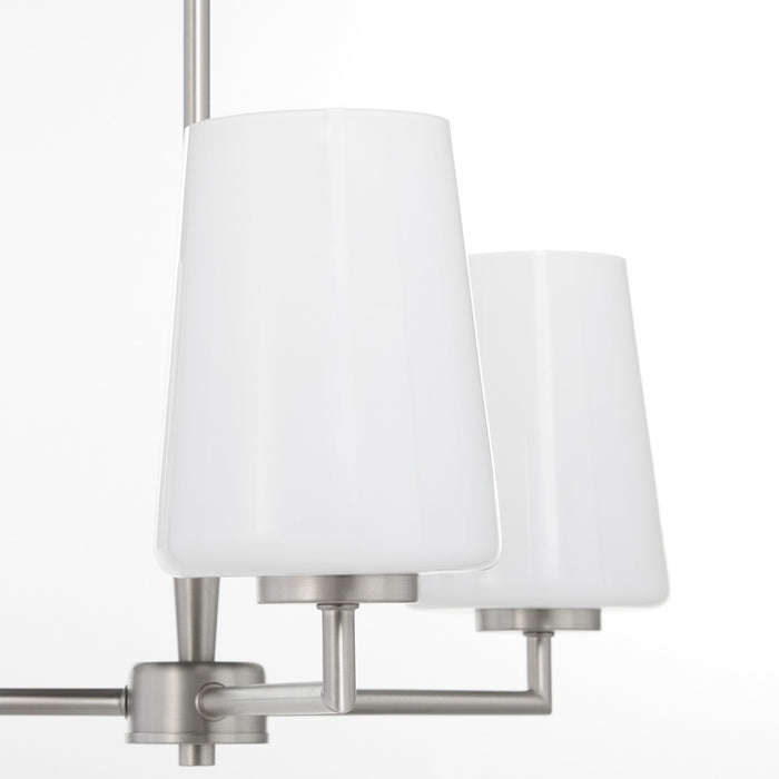 Myhouse Lighting Quorum - 6204-3-265 - Three Light Chandelier - Goodwin - Satin Nickel