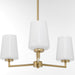 Myhouse Lighting Quorum - 6204-3-280 - Three Light Chandelier - Goodwin - Aged Brass