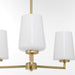 Myhouse Lighting Quorum - 6204-3-280 - Three Light Chandelier - Goodwin - Aged Brass