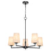 Myhouse Lighting Quorum - 6204-5-259 - Five Light Chandelier - Goodwin - Matte Black