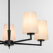 Myhouse Lighting Quorum - 6204-5-259 - Five Light Chandelier - Goodwin - Matte Black