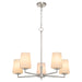Myhouse Lighting Quorum - 6204-5-265 - Five Light Chandelier - Goodwin - Satin Nickel