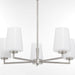 Myhouse Lighting Quorum - 6204-5-265 - Five Light Chandelier - Goodwin - Satin Nickel