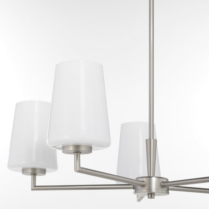 Myhouse Lighting Quorum - 6204-5-265 - Five Light Chandelier - Goodwin - Satin Nickel