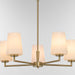 Myhouse Lighting Quorum - 6204-5-280 - Five Light Chandelier - Goodwin - Aged Brass